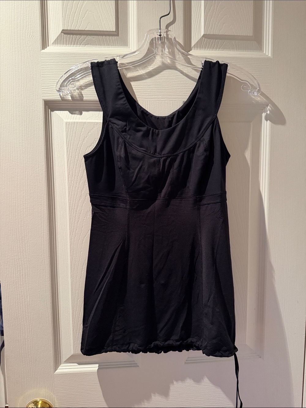 lululemon athletica Black Tank with Skirted Hem